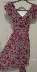 Express Silk Floral Dress NWT